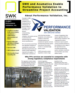 swk and acumatica enable performance validation to streamline projecting accounting