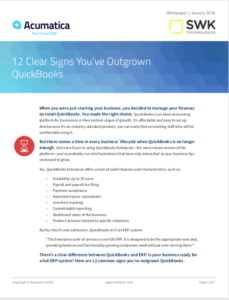 12 Signs Outgrowing QuickBooks