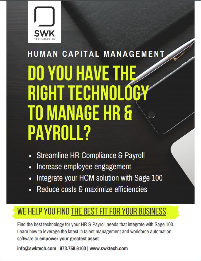 sage 100 human capital management hcm payroll