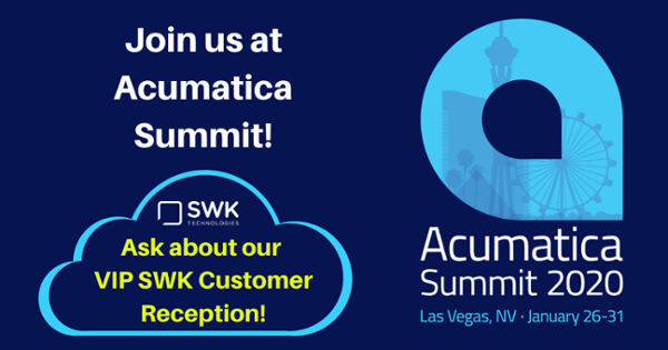join SWK Technologies at Acumatica Summit 2020 cloud ERP Acumatica partner