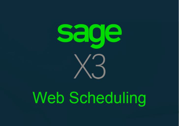 Sage X3 web scheduling production scheduler