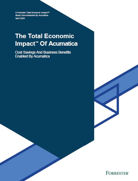 Total Economic Impact of Acumatica Cover