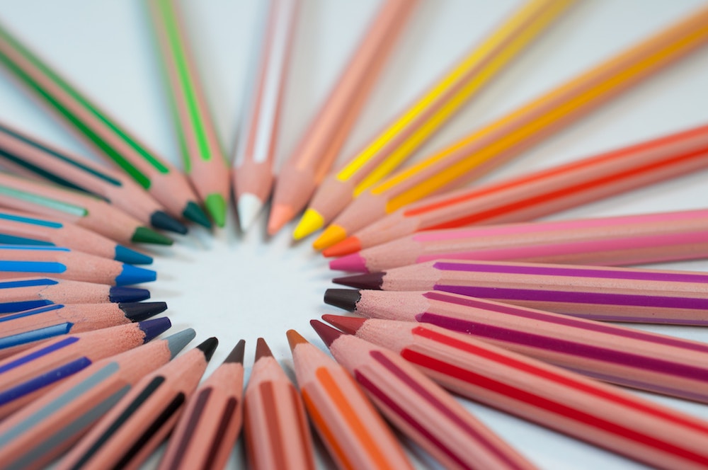 Blog header image showing a range of colored pencils in all colors to demonstrate a range of options for Sage 100cloud from SWK Technologies