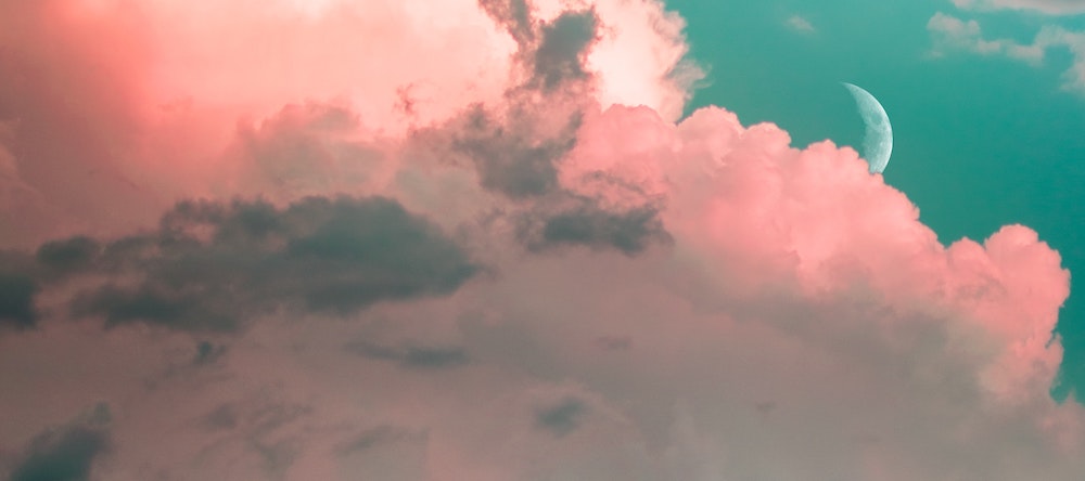 Blog header image showing clouds and the moon for the Why Cloud Connected ERP is the Right Choice for Many Business Leaders Sage 100cloud ERP blog post