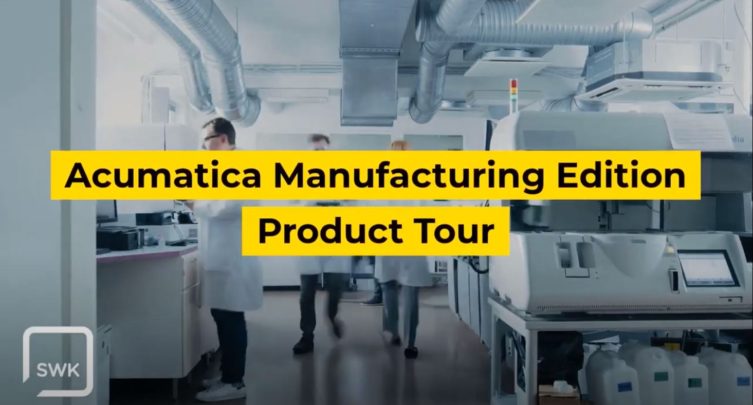 Acumatica Manufacturing Edition Demo - Product Tour Video - YouTube