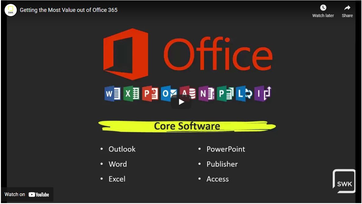 Getting the Most Value Out of Office 365 Microsoft 365 video webinar