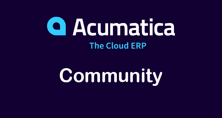 Acumatica Community