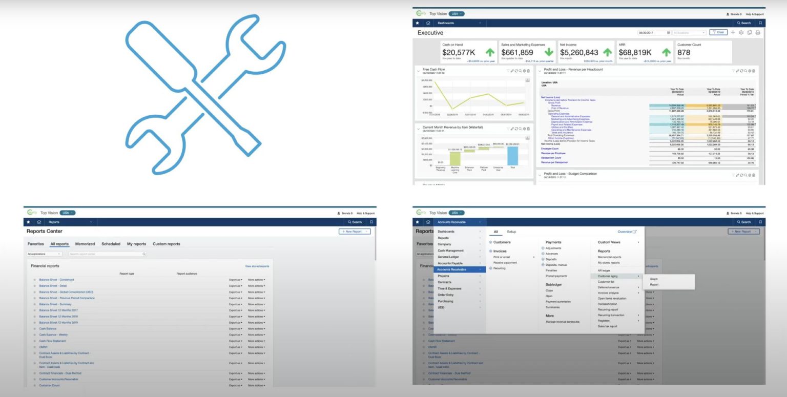 Sage Intacct Reporting and Dashboards Video SWK Technologies