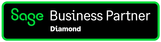 Sage business partner diamond logo.