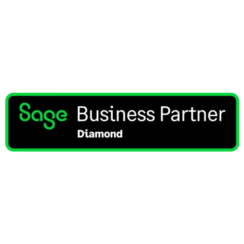 Sage business partner diamond logo.