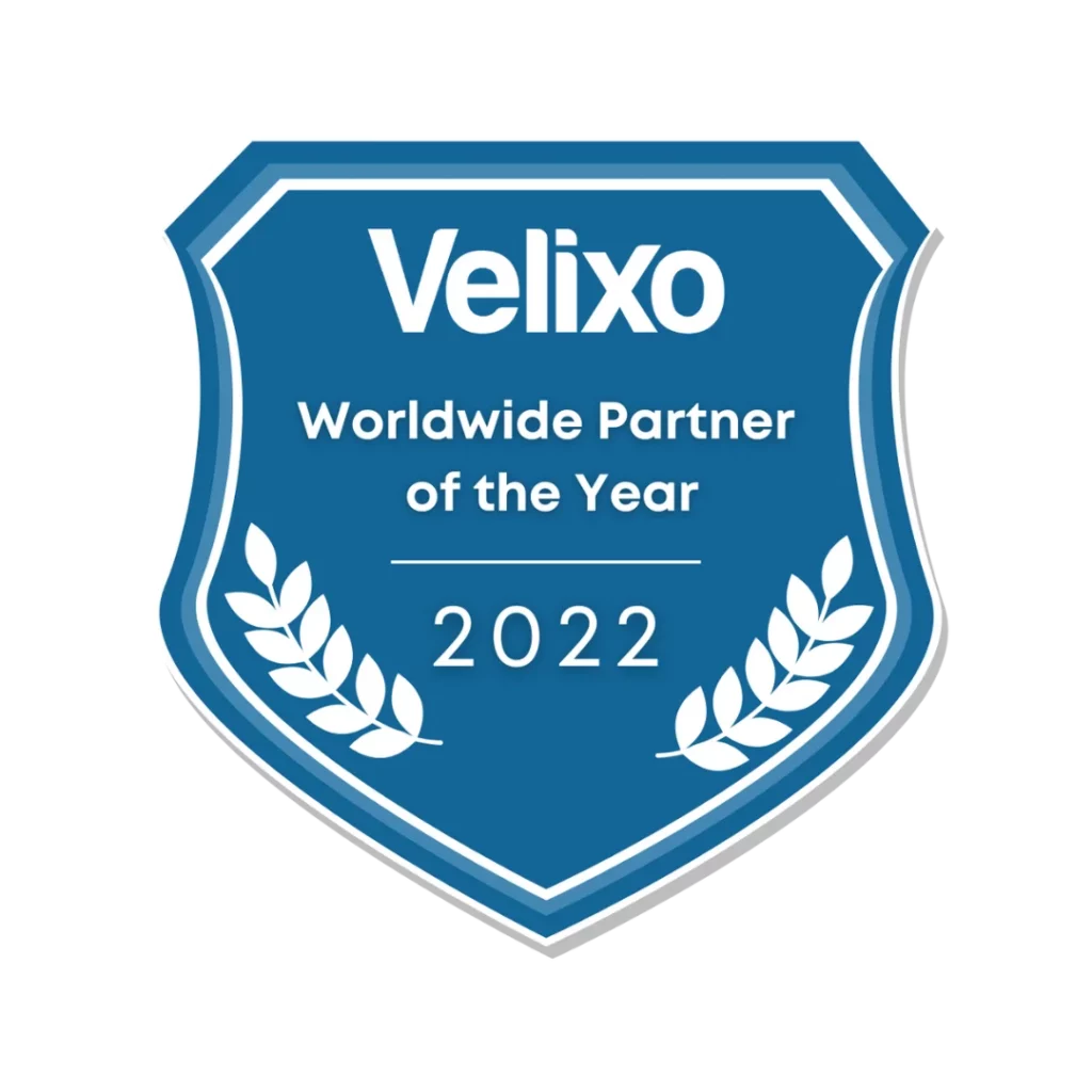 Velixo worldwide partner of the year 2020.