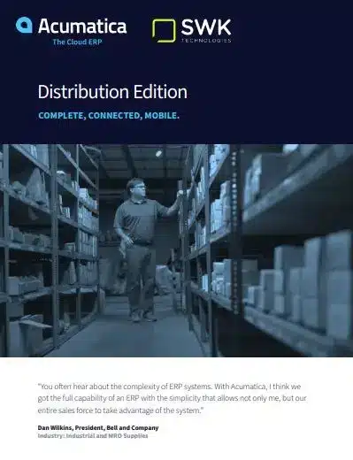 Acumatica and SWK distribution edition.