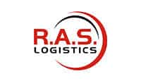 A logo for RAS logistics.