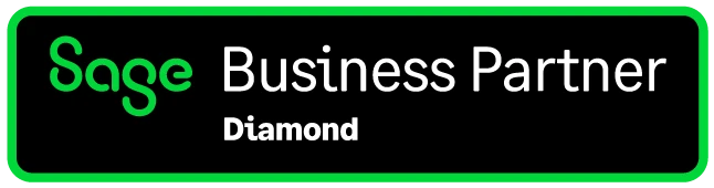 Sage business partner diamond logo.