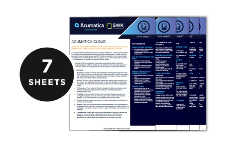 7 Acumatica datasheets.