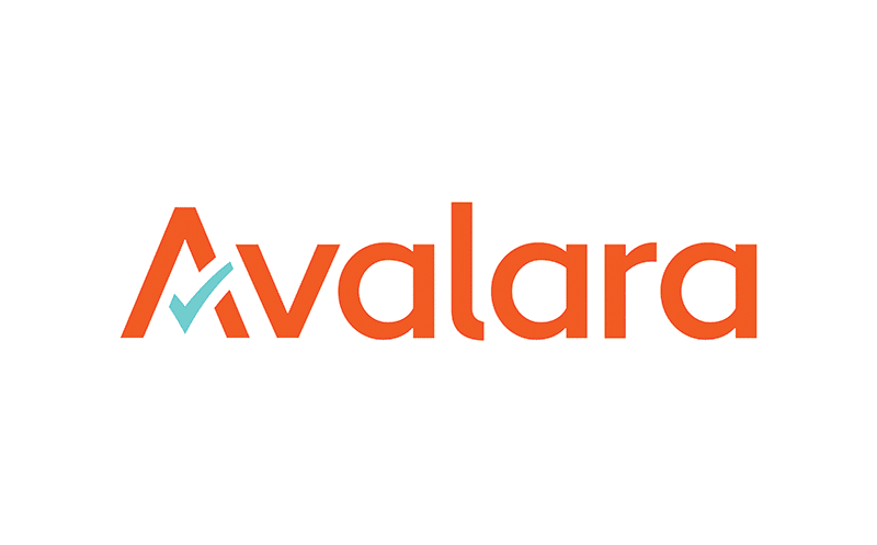 Avalara logo on a white background.