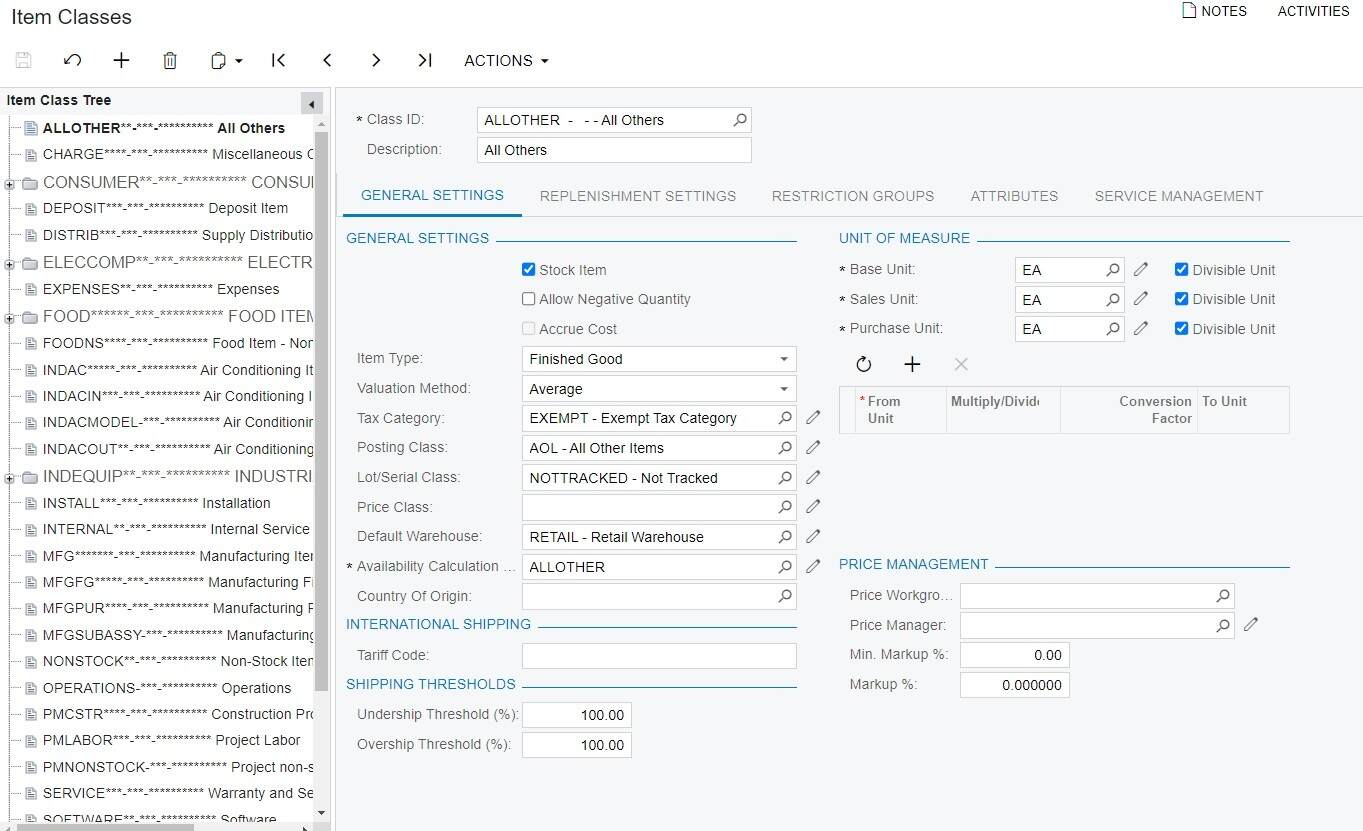 inventory management Acumatic distribution