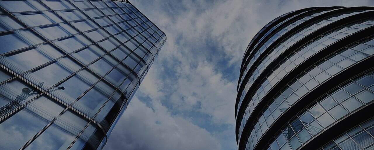 Skyscrapers in London.