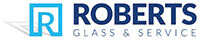 Roberts glass & service logo.