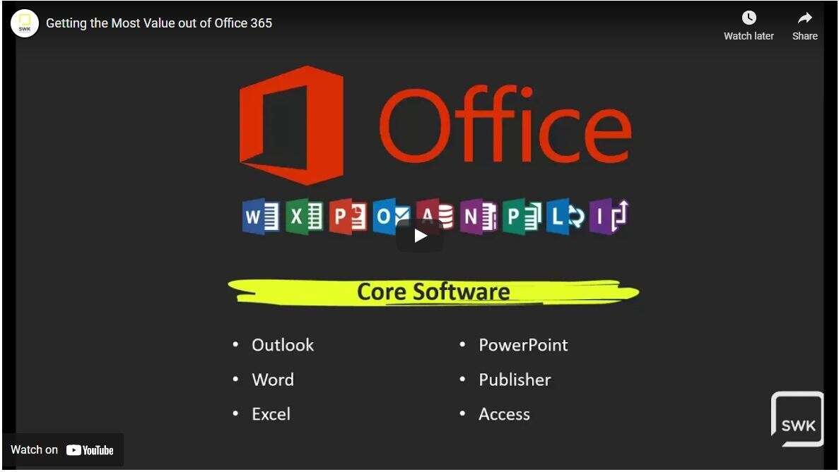 Getting the Most Value Out of Office 365 Microsoft 365 video webinar