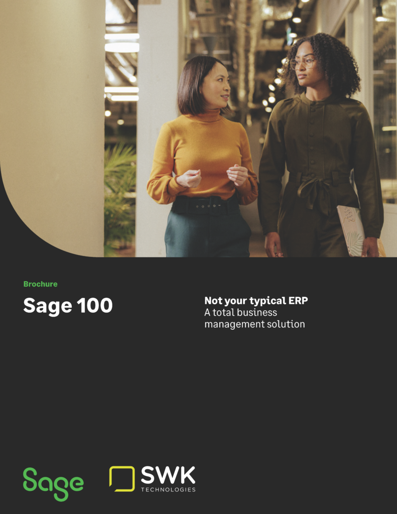Sage 100: Not your typical ERP.