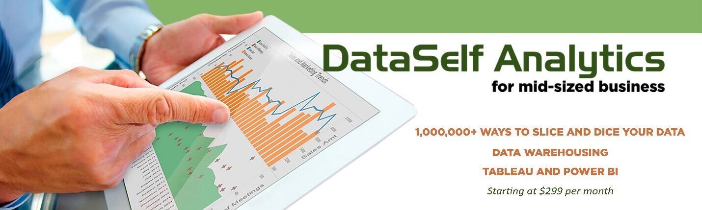 Data self analytics for the small and medium sized business.