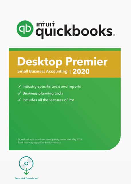 Quickbooks desktop premier 2020.