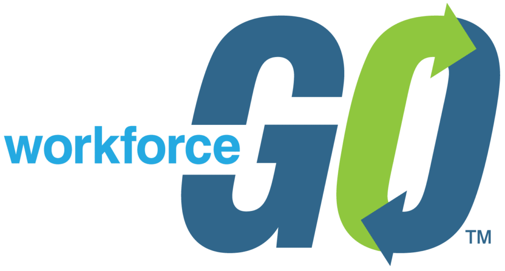 The logo for Workforce Go.