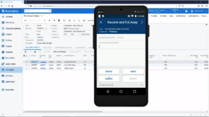 Acumatica inventory scan mobile app