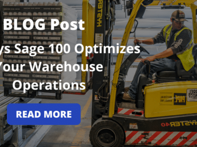 10 ways Sage 100 optimizes your warehouse operations.