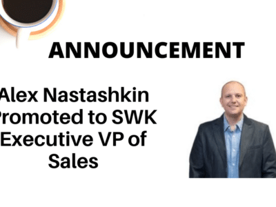 Alex Natashkin promoted to SWK executive VP of sales.
