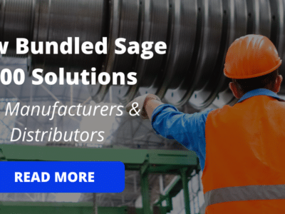 New bundle Sage 1000 for manufacturers & distributors.