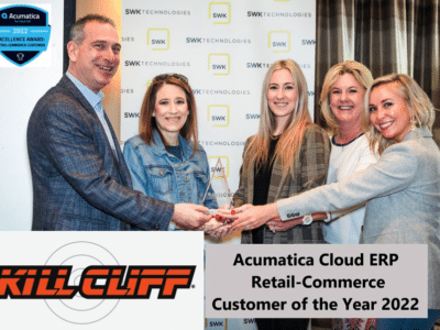 Kill cliff cloud ERP rebill comm customer of the year 2020.