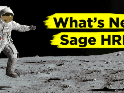 What's new in Sage HRMS?