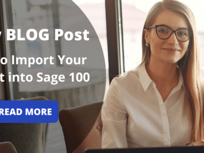 New blog post how to import your budget into Sage 100.