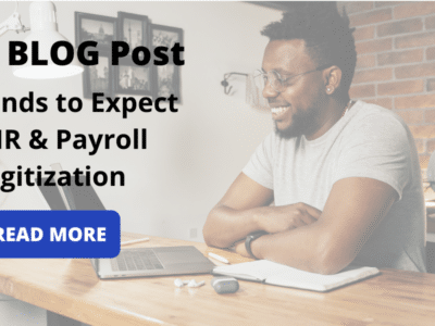 New blog post 11 trends to expect in HR & payroll digitization.
