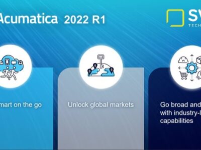 The logo for Acumatica 2020 r1.