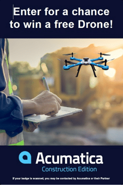 acumatica world of concrete raffle drone