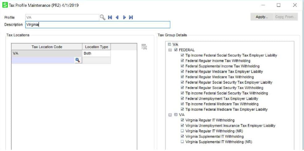 Any Sage 100 clients using Sage 100 Payroll 2.0 that have not upgraded to version 2018 or 2019 will start having some issues with tax tables by 2020.