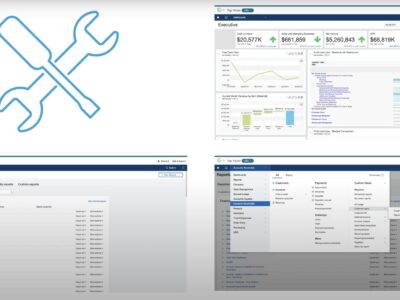 A screenshot of a dashboard with a wrench and wrenches.