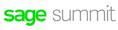 Sage summit logo on a white background.