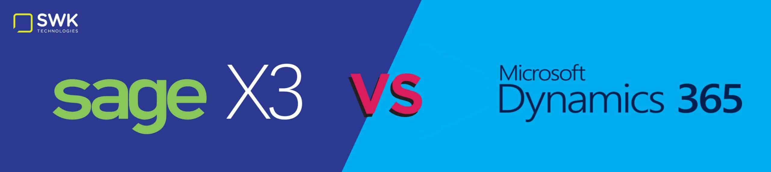 Sage X3 vs Microsoft Dynamics 365