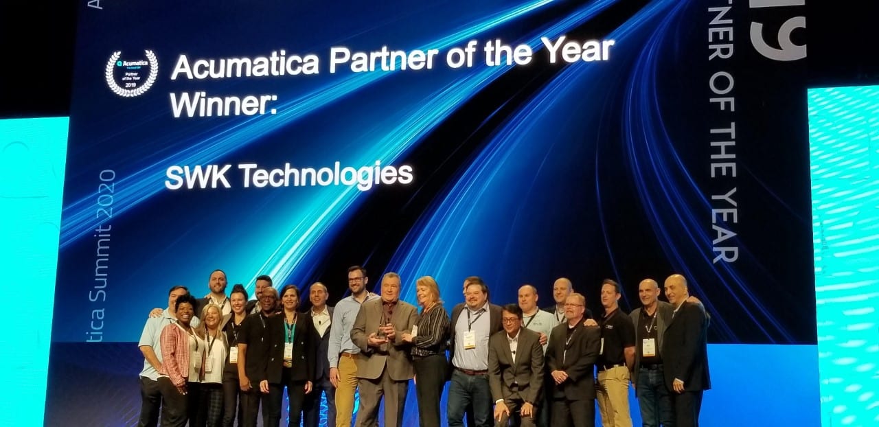 SWK Technologies Acumatica Partner of the Year 2019 Acumatica Summit 2020 Cloud ERP SaaS