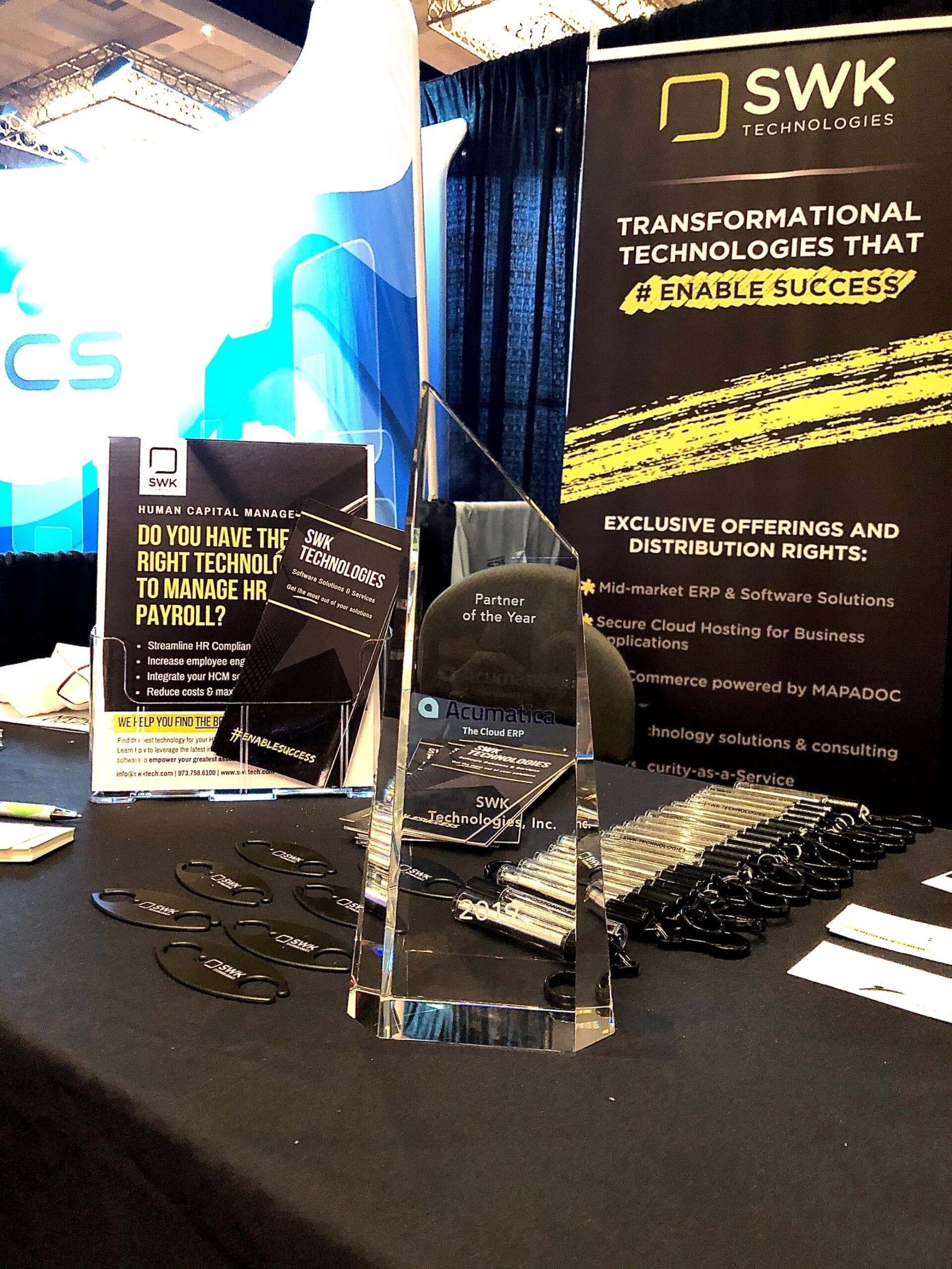 SWK Tech Acumatica partner of the year 2019 award acumatica summit 2020 cloud