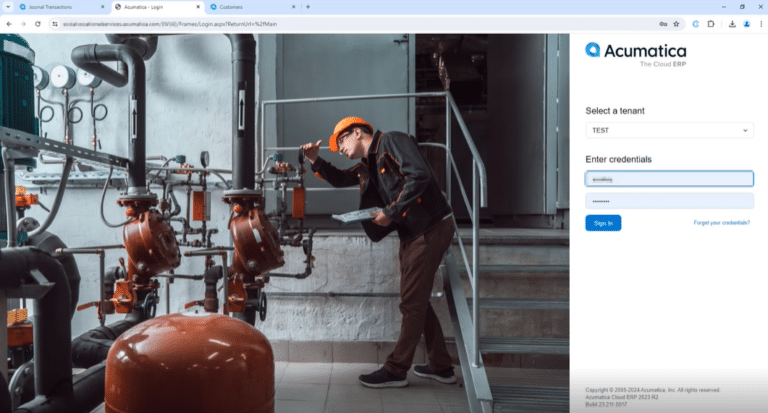 Acumatica UI Navigation Training | SWK Technologies
