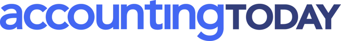 Accounting Today logo with "accounting" in blue lowercase and "TODAY" in dark navy uppercase, the publication behind the 2026 VAR 100 ranking of top accounting software and ERP resellers.