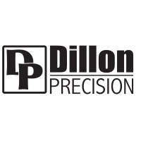 Dillon Precision logo with stacked DP monogram inside a square outline.